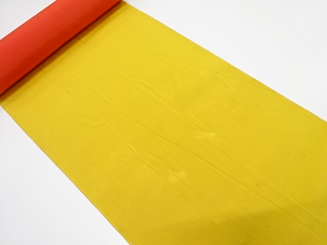 JAPANESE KIMONO / ANTIQUE BOLT FOR HASSUN OBI / REVERSIBLE